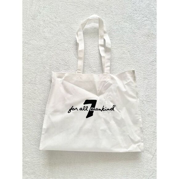 Seven for all mankind white and black tote bag  - Picture 2 of 2